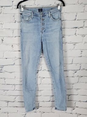 Citizens of Humanity Rocket Mid-Rise Skinny Button Fly Jeans
